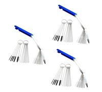 Cabilock 9 Conjuntos Kit de Herramientas para Limpieza de Carburadores con Cepillos de Cerdas y Agujas para Jets Limpiador Multifunción para Motos y Talleres Accesorios Duraderos y