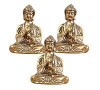 Cabilock 9 Piezas Adornos Decorativos de estatuas budistas en Miniatura Escultura de figuritas de Yoga decoración Mini estatuillas de Adornos de Modelado de