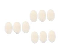 Cabilock 9 Piezas Exfoliante De Esponja Vegetal Almohadillas De Esponja De Lufa Esponja De Lavado Trasero Exfoliación Con Cepillo Seco Toallas De Baño Esponjas Cepillo De Limpieza Natural