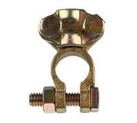 Cabilock Abrazadera de Batería de Latón Dorada para Cableado de Automóvil, Resistente Corrosión y Portátil, Adecuado como Repuesto para Autos