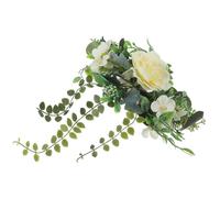 Cabilock Abrazadera para Cortina Flores Artificiales de Seda y Plástico, Alzapaños Decorativos para Ventana, Decoración Elegante para Estudios y Comedor