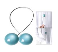 Cabilock Abrazaderas Magnéticas Accesorio Azul para Cortinas de Resina Cierre Magnético y Fácil Instalación Adecuado para Decoración de Salón y Estudio