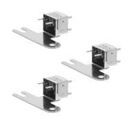Cabilock Accesorio Metálico para Grabadora de Casete Botones Independientes y Soporte Grande para Reparación de Reproductores de Música, Paquete de 3 Piezas
