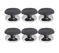 Cabilock Acero Inoxidable 6 Piezas Tapa DE Repuesto Pomo Pomo Pomo Pomo Pomo Cocina Utensilios de Cocina Cubierta Pomos Palillos Resto Cuchara para Tapa de Cacerola Aparato De Cocina