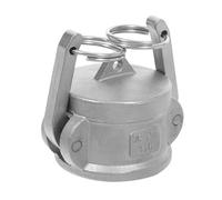 Cabilock Acoplador de manguera Camlock: Tapa antipolvo de 1 1/2" CC - Conexiones Camlock de acero inoxidable - Acoplamiento rápido de leva y para mangueras y tuberías