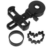 Cabilock Adaptador de Teléfono para Monocular Soporte Ajustable Negro | Plástico Ligero, Montaje Rápido, Evita Pulsar Botones, para Senderismo y Actividades al Aire Libre