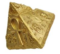 Cabilock Adorno Pirámide Egipcia de Resina Decoración para Hogar Modelo Artístico Vintage Regalo Original para Amigos Decoración de Escritorio Única y Misteriosa