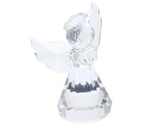 Cabilock Adornos De Ángel De Cristal Y Figuras De Ángeles Alas Decorativas para Estatuas De Ángel Cristales Estatuas De Cristal Artesanías De Cristal Estatuas Conmemorativas Adornos