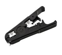 Cabilock Alicates Pelacables Eléctricos Negros Herramienta para Electricista Función de Corte y Pelado de Cables Resistente para Mantenimiento y Reparación de Redes y Dispositivos