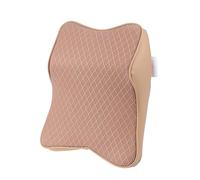 Cabilock Almohada Cuello del Coche Reposacabezas Grande Beige de Espuma Viscoelástica Cómoda Transpirable Soporte Ergonómico para Conducción y Viajes Seguros