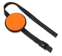 Cabilock Almohadilla de Práctica para Pierna de Percusión de Silicona Naranja Portátil Pad de Batería para Entrenamiento Silencioso Accesorio Compacto para Músicos en Casa o Estudio