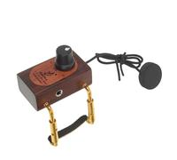 Cabilock Amplificador para Violín con Micrófono Piezoeléctrico Captador de Sonido Preciso para Mandolina Cello Banjo y Ukelele Clip sin Daños para Actuaciones y Enseñanza