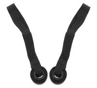 Cabilock Anclaje Alta Resistencia y Estabilidad Gomas Elasticas Musculacion de Pvc Incluye 2 Piezas Negras para Puerta para Entrenamiento en Casa