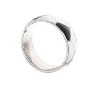 Cabilock Anillo Patrón de Fútbol de Acero Titanio, Anillo Elegante Deportivo, Talla 8, Color Metálico, Joyería para Hombres y Adolescentes, Accesorio para Eventos Deportivos y Fans