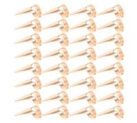 Cabilock Anillos para Separar el Cabello 50 Unidades Anillas Metálicas para Trenzar Uñas Accesorio para Peinado Preciso y Extensiones Herramienta para Dedos en Recogidos y Trenzas