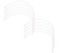 Cabilock Aros de Acero para Sujetadores Mujer, 10 Pares Tamaño, Alambre Metálico para Reparación y Moldeado de Copas, Accesorios para Costura de Ropa Interior, Uso Diario y Confort