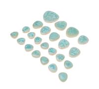 Cabilock Azulejos Decorativos de Cerámica Verde 100g para Manualidades Bricolaje y Decoración del Hogar Fragmentos de Mosaico DIY para Proyectos Artísticos y Diseño Creativo