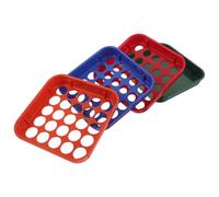 Cabilock Bandeja Clasificadora De Monedas 4 Unidades Bandeja Contadora De Monedas Con Código De Color Organizador De Billetes De Plástico Contador De