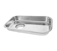 Cabilock Bandeja de Alimentación Compatibilidad Versátil para Picadora de Carne de Acero Inoxidable Plata y Protección para Manos para Preparación Higiénica de Alimentos