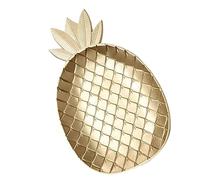 Cabilock Bandeja Decorativa para Frutas y Aperitivos Placa de Servicio de Alimentos con Superficie Lisa y Textura Gruesa para Hogar Fiestas y Organización de Dulces Joyas y Snacks