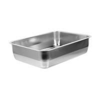 Cabilock Bandeja para Asar de Acero Inoxidable 304 Bandeja Rectangular Grande Reforzada y Profunda para Horno Sartén Grill Multifuncional para Cocina y Restaurante Utensilio para