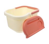 Cabilock Bañera de Pies Saludable para Baño de Pies y Pedicura para Relajarse Casa o Camping de Color