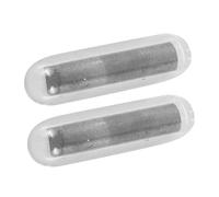 Cabilock Barras Magnéticas De Agitación De Vidrio y Ptfe 4x15 Mm, Paquete De 2 Piezas, Varillas Agitadoras Pequeñas Para Laboratorio, Agitadores Magnéticos Compatibles Para Mezcla Uniforme
