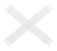 Cabilock Barras Metálicas para Colgar Archivos 10 Piezas 345 CM Organizador de Escritorio Oficina Soporte Resistente Almacenamiento Archivos Suspensión