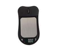 Cabilock Báscula Digital de Bolsillo Mini 500g/0,1g Forma de Ratón, Material Metálico Pantalla Lcd, Alta Precisión para Joyería y Té, sin Batería, Uso Doméstico y Portátil