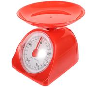 Cabilock Báscula Digital de Cocina Redonda con Bandeja Multifunción para Alimentos Práctica y Portátil para Hornear y Controlar