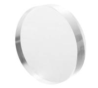 Cabilock Base de Exhibición Redonda 10x2 Cm Transparente de Acrílico, Soporte Almacenamiento Cosméticos y Joyería, Base Escritorio para Decoración y Organización, Exhibidor Coleccionable