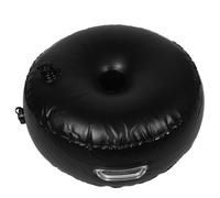 Cabilock Base de Sombrilla Rellenable Agua PVC Negro 20l, 88 Libras | Diseño con Boca de Llenado y Vaciado Separadas, Estable para Patio y Exterior, Reutilizable y Fácil de Llenar