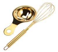 Cabilock Batidor de de Oro Rosa Herramienta de Cocina Chapada en Oro Mezclador Y Separador para Cocinar Fácilmente