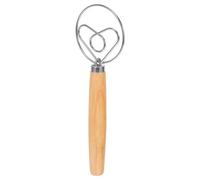 Cabilock Batidor de Masa Inoxidable Mango de Batidor para y Huevos Utensilio de Cocina para Recetas de Pan y Postres
