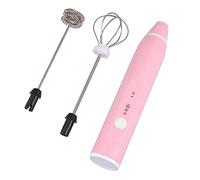 Cabilock Batidor Eléctrico Portátil Recargable USB Espumador de Leche y Batidor de Huevos Práctico para Cocina Color Rosa
