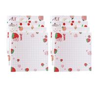 Cabilock Blocs de Notas Adhesivas Diseño de Flores 8 Unidades 4 Modelos X 2 Papel Autoadhesivo 640 Hojas Bloc de Notas Decorativo para Estudiantes y Oficina y Marcadores de Página