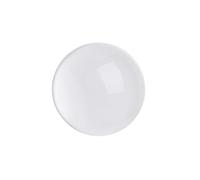 Cabilock Bola de Cristal Sólida de 80mm para Fotografía y Meditación, Esfera de Cristal Blanco para Malabarismo y Decoración de Oficina