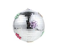 Cabilock Bola de Discoteca Reflectante de Cristal Colgante para Decoración de Fiestas y Eventos, Esfera Ornamental Superficie de Espejo para Escenario y Clubes, Adorno para Ambiente