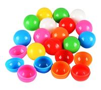 Cabilock Bolas de lotería para atornillar, 50 bolas de lotería, bolas de lotería, bolas de bingo multicolor, bolas de repuesto de colores vacíos para máquinas tragamonedas de lotería, 3 cm, bolas para