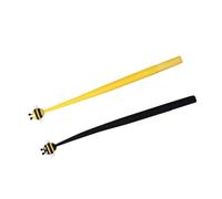 Cabilock Bolígrafo de Gel de Silicona Forma de Abeja 05 MM 2 Unidades Tinta Suave para Escritura Diseño Divertido y Unisex Adecuado para Estudiantes y Uso Escolar