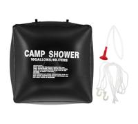Cabilock Bolsa de Ducha Solar Portátil 40l para Camping, Bolsa de Calentamiento Solar de PVC Resistente Manguera y Cuerda de Nylon, Ducha Exterior para Senderismo y Actividades al Aire