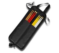 Cabilock Bolsa para Baquetas Portátil y Acolchada para Batería Mochila Negra Ergonómica con Gran Capacidad para Baquetas y Accesorios de Percusión Diseño Cómodo para Bateristas Práctica o