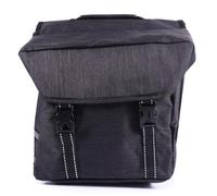 Cabilock Bolsa para Bicicleta Negra de Gran Capacidad 25L Doble Alforja Trasera Multifuncional para Ciclismo Compartimentos Laterales para Accesorios y Espacio Amplio para Equipaje