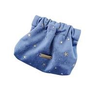 Cabilock Bolsa Pequeña para Pintalabios y Cosméticos Monedero Portátil de Gran Capacidad Color Azul Barroco Adecuado para Organizar Objetos Pequeños y Uso Diario como Escuela Trabajo o