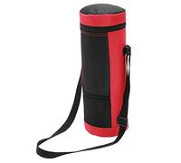 Cabilock Bolsa Portátil para Vino y Cerveza 2l, Bolsa Enfriadora Térmica Reutilizable De Poliéster Rojo, Ligera y Plegable para Picnic, Camping y Fiestas Al Aire Libre