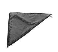 Cabilock Bolsa Triangular para Banderas de Ataúd Grande Estuche Plegable de Tela Oxford Negro Portabanderas para Desfiles y Ceremonias Conmemorativas Organizador Resistente para