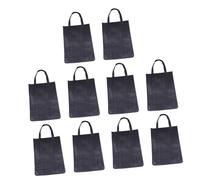 Cabilock Bolsas De Compras 10 Unids No Tejidas Plegables para Almacenamiento Gran Capacidad para Alimentos Cosméticos Libros
