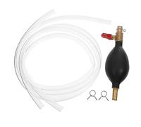 Cabilock Bomba Manual De Sifón 10 Mm Para Líquidos y Petróleo, Manguera De Conducción Blanca, Uso Para Camiones y Taller, Transferencia Manual De Fluidos, Herramienta De Taller Profesional