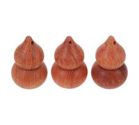 Cabilock Botellas de Ambientador de Coche Colgantes de Madera de Flor de Palo 1 Ml Pack de 3 Frascos Rellenable Aplicador Roll-On para Aceites Esenciales Difusores Portátiles para