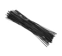 Cabilock Bridas para Cables Negras de Alambre Galvanizado 15 Cm, 500 Unidades, Correas de Amarre Reutilizables para Organización en Hogar, Oficina y Jardinería